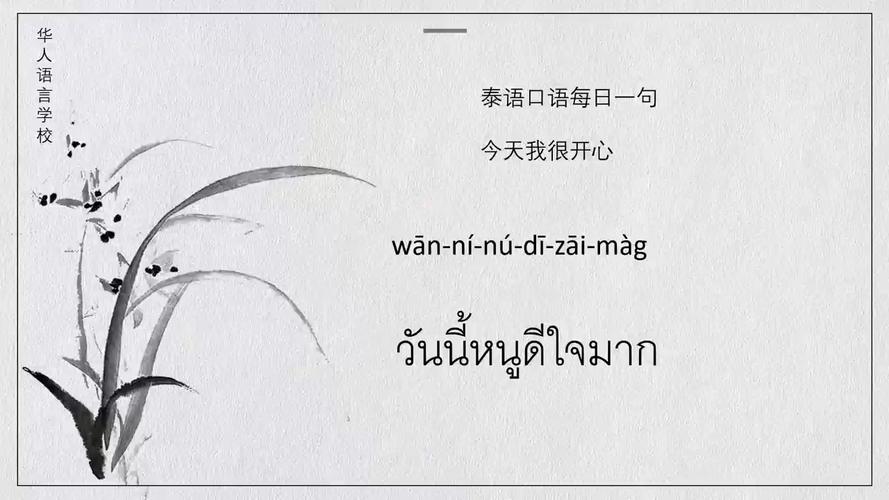 除了萨瓦迪卡，这几句常用泰语也得学会！