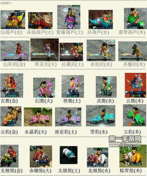 问道坐骑图片合集，稀有坐骑、经典坐骑应有尽有！