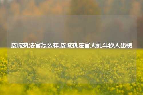 皮城执法官怎么样,皮城执法官大乱斗秒人出装