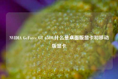 NVIDIA GeForce GT 650M,什么是桌面版显卡和移动版显卡