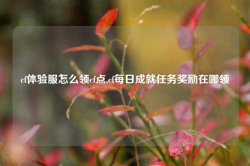 cf体验服怎么领cf点,cf每日成就任务奖励在哪领