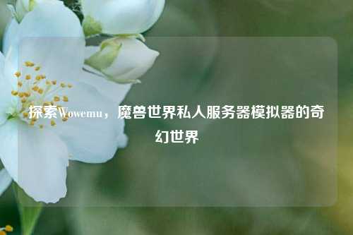 探索Wowemu，魔兽世界私人服务器模拟器的奇幻世界