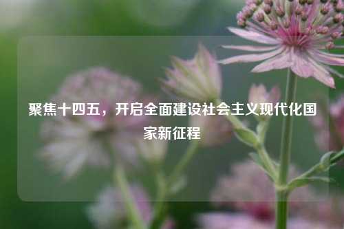 聚焦十四五，开启全面建设社会主义现代化国家新征程
