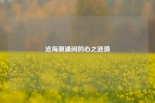 沧海潮涌间的心之涟漪